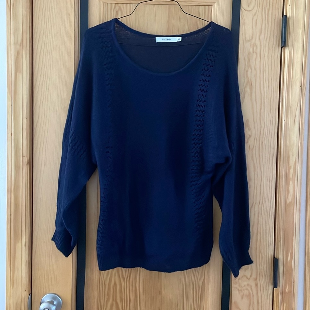 JustFab Dolman Sleeve Pullover sweater